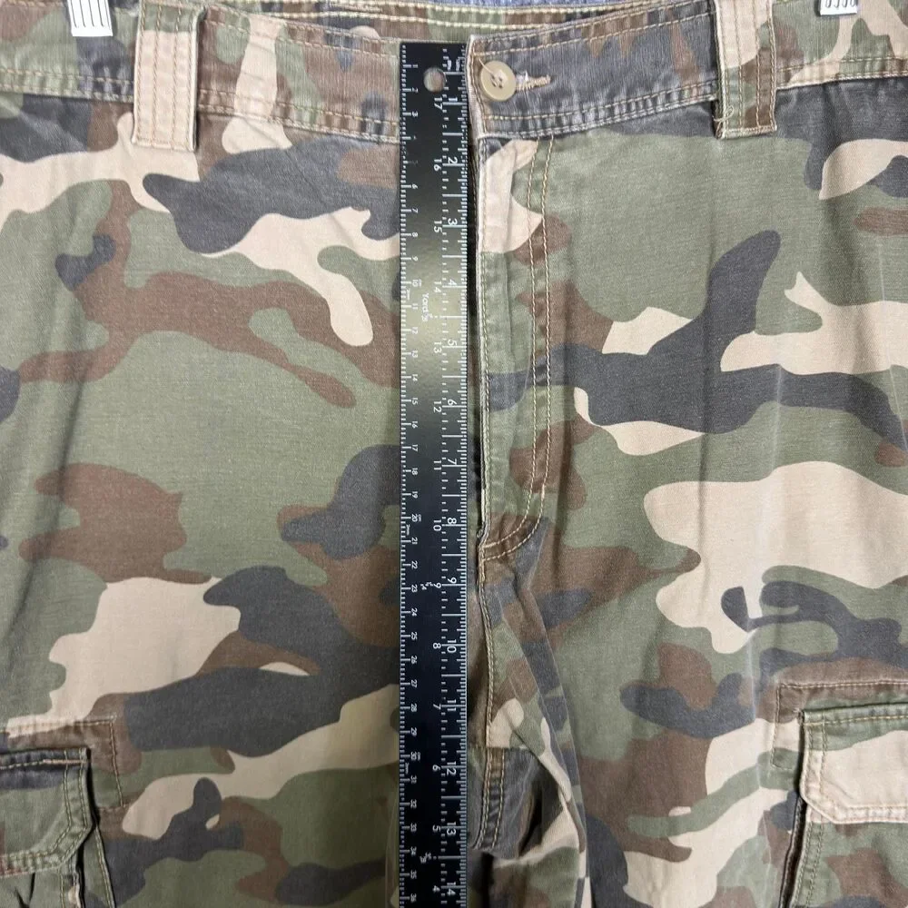 Outdoor Life Mens Cargo Pants 38x28 Camo Hunting Work Utility Baggy Wide Leg Y2K